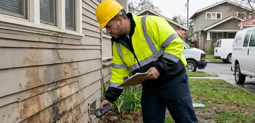 Water Damage Exterior Wall Manitou Springs